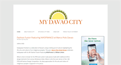 Desktop Screenshot of mydavaocity.com